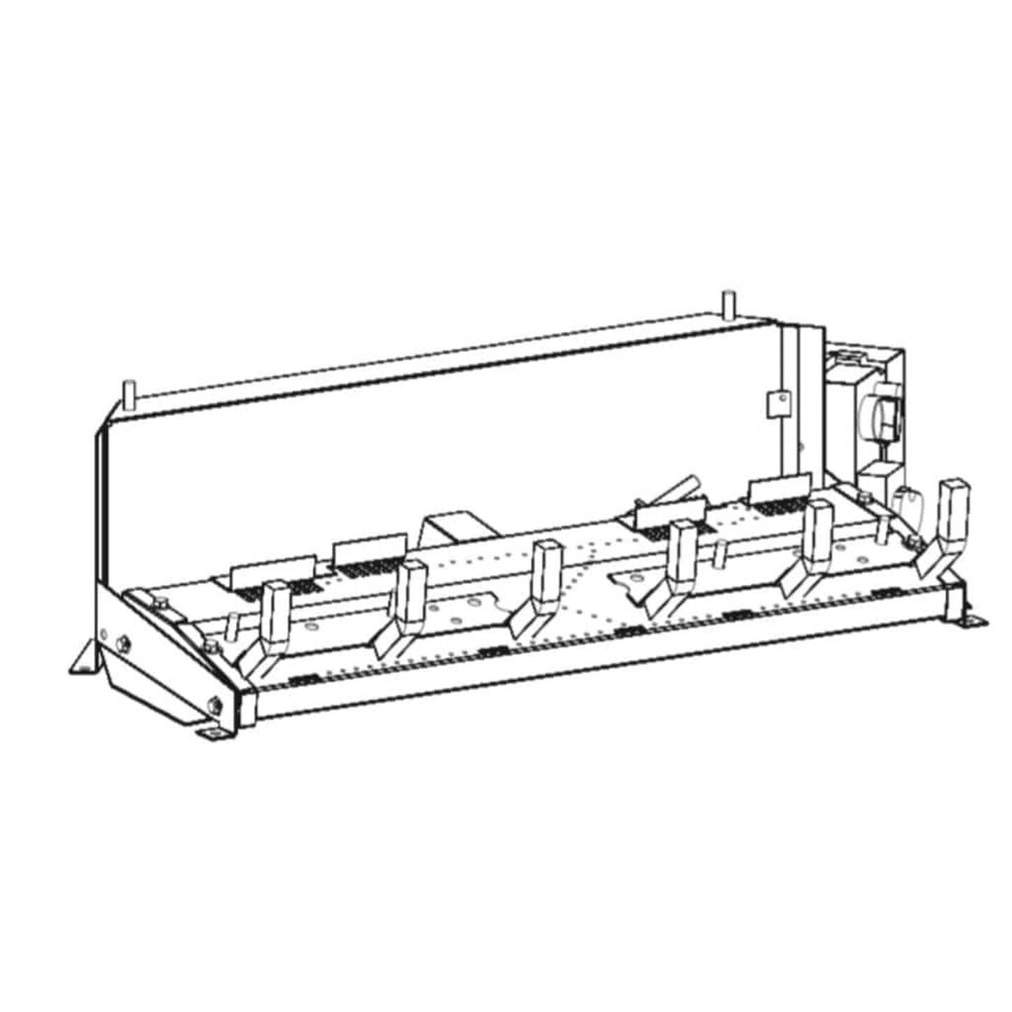Empire 24" Intermittent Pilot With Thermostat Variable Remote Control, Natural Gas Vent Free Slope Glaze Burner