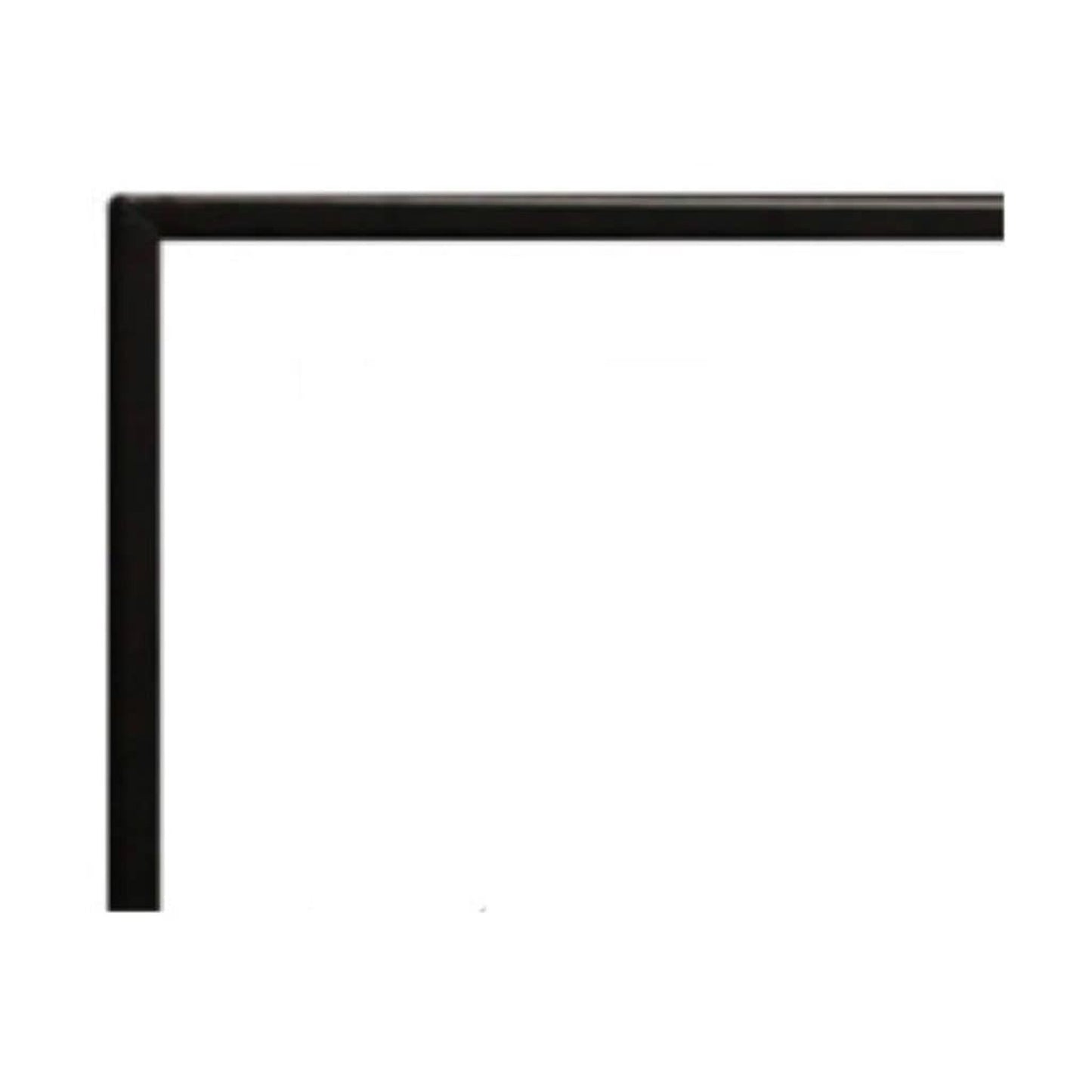 Empire 3/4" Matte Black Beveled Frame for 72" Boulevard Vent Free Linear Fireplace