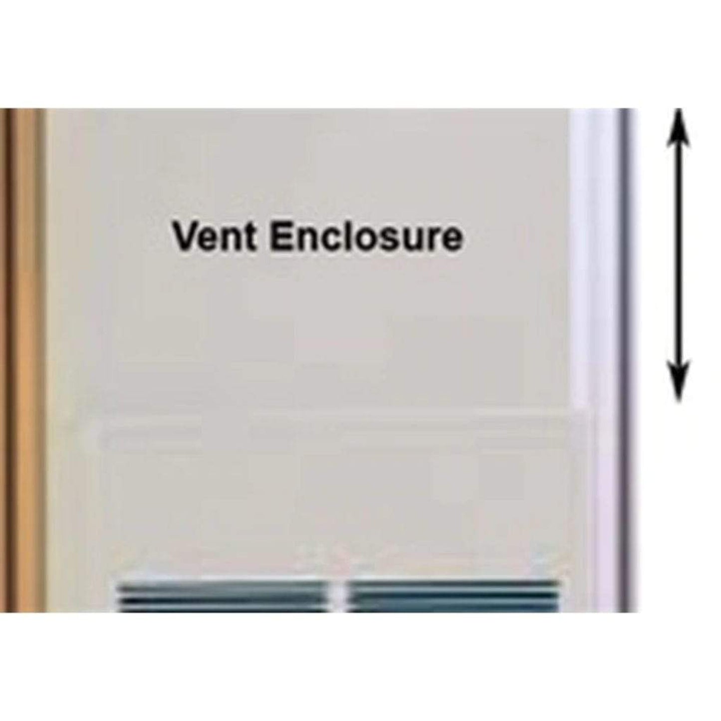 Empire 46" Vent Enclosure for FAW40 Vented Counterflow Wall Furnace
