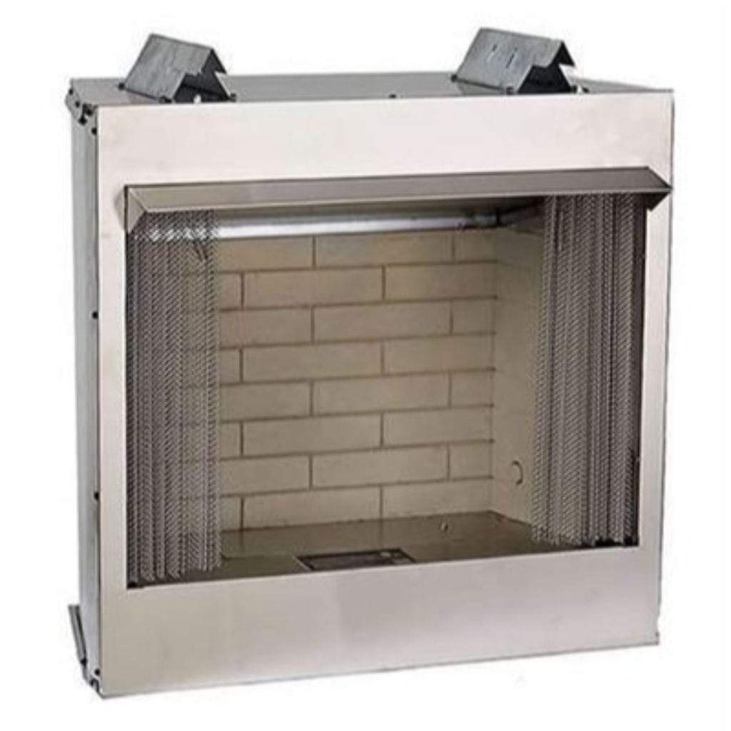 Empire Carol Rose Coastal 36" Stainless Steel Flush Front Refractory Liner, Premium Outdoor Firebox