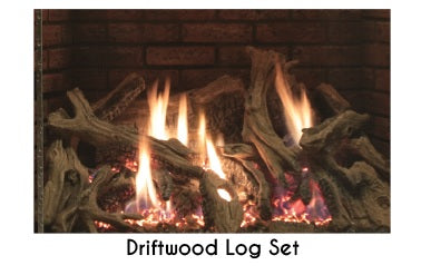 Empire Driftwood Ceramic Fiber Log Set for Rushmore DVCT40 Direct Vent Fireplace
