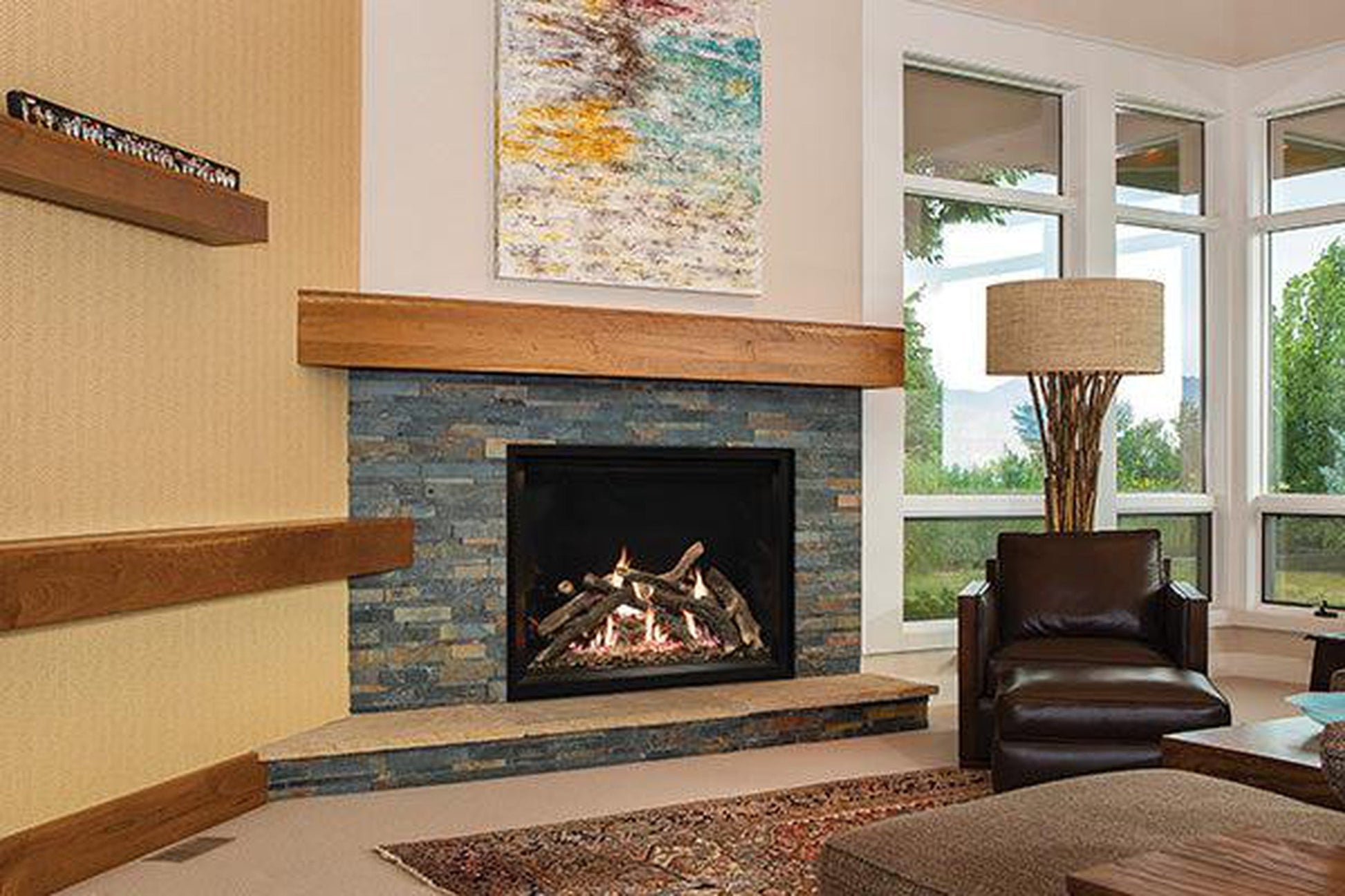 Empire Rushmore 40" TruFlame Clean Face, Natural Gas Direct Vent Fireplace