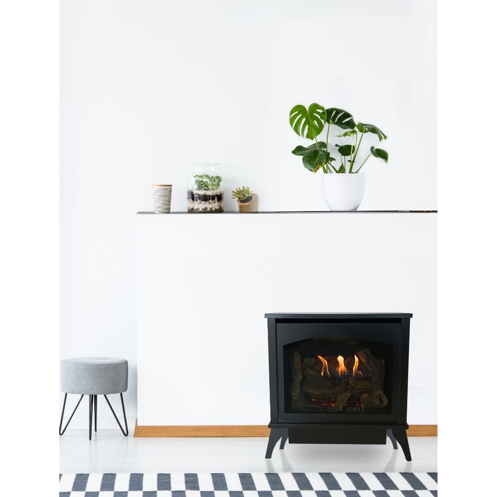 Empire Spirit 25" Millivolt Control With On/Off Switch, Propane Gas Vent Free Medium Steel Stove