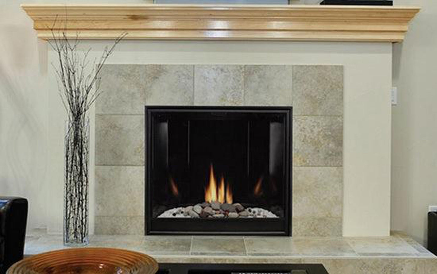 Empire Tahoe Clean Face 32" Millivolt Control With On/Off Switch, Natural Gas Direct Vent Premium Contemporary Fireplace