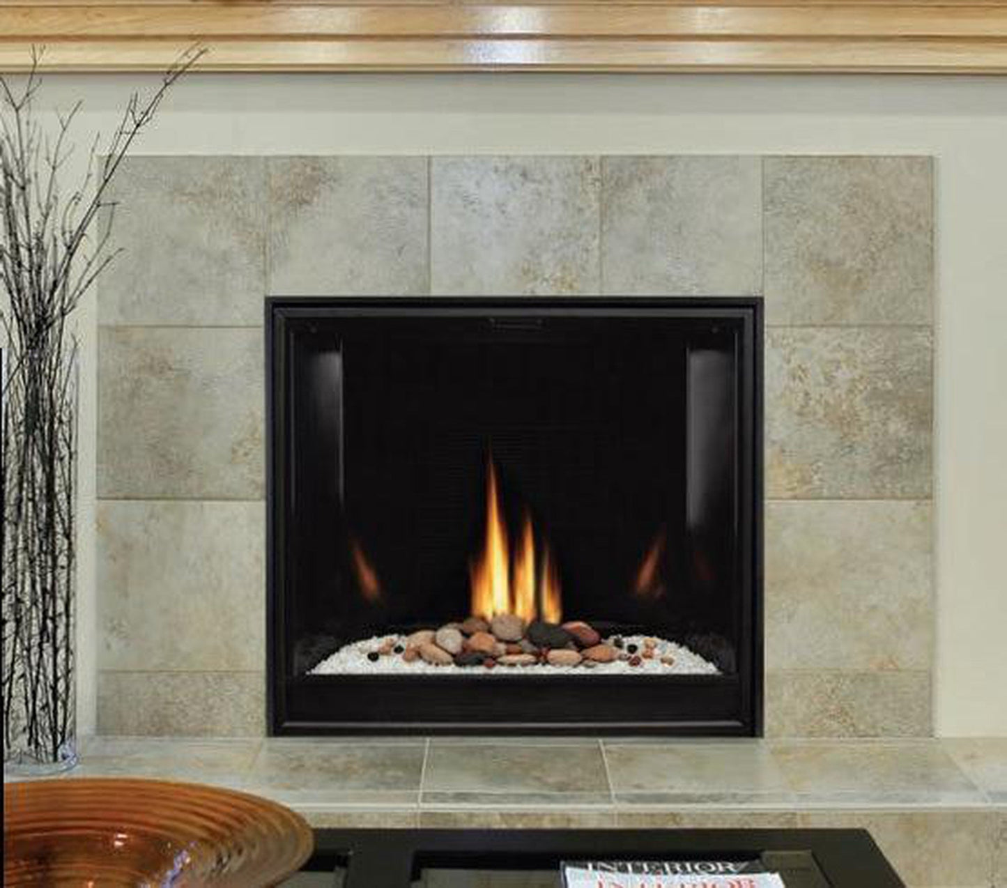 Empire Tahoe Clean Face 36" Intermittent Pilot Control With On/Off Switch, Natural Gas Direct Vent Premium Contemporary Fireplace