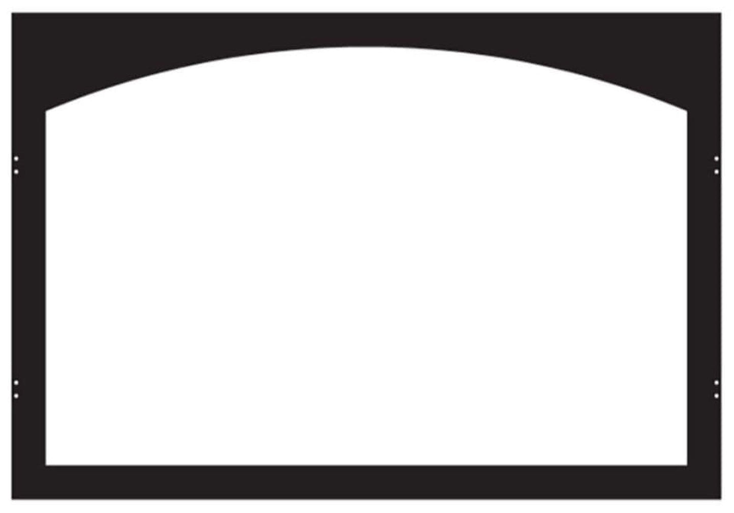 Empire VFY32SBL Matte Black Arch Hinge Door Frame