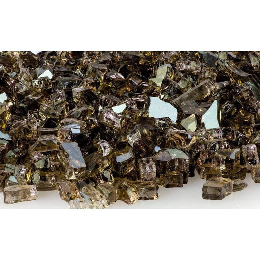 2.5 lb. Reflective Decorative Crushed Glass Media Accessory (Covers 1 sq. ft)