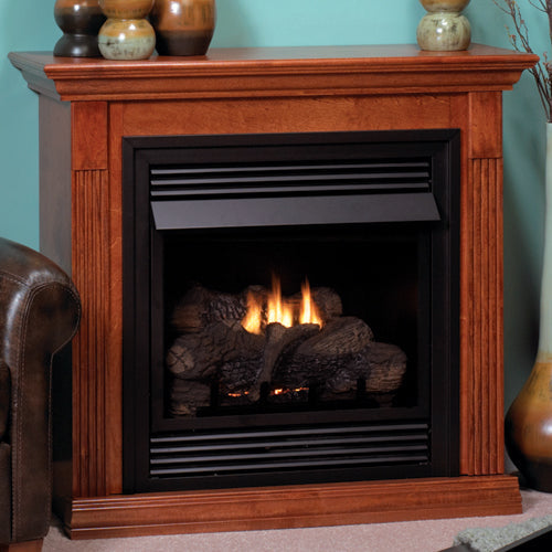 Empire 26" Standard Cabinet Mantel With Base in Unfinished Hardwood Finish