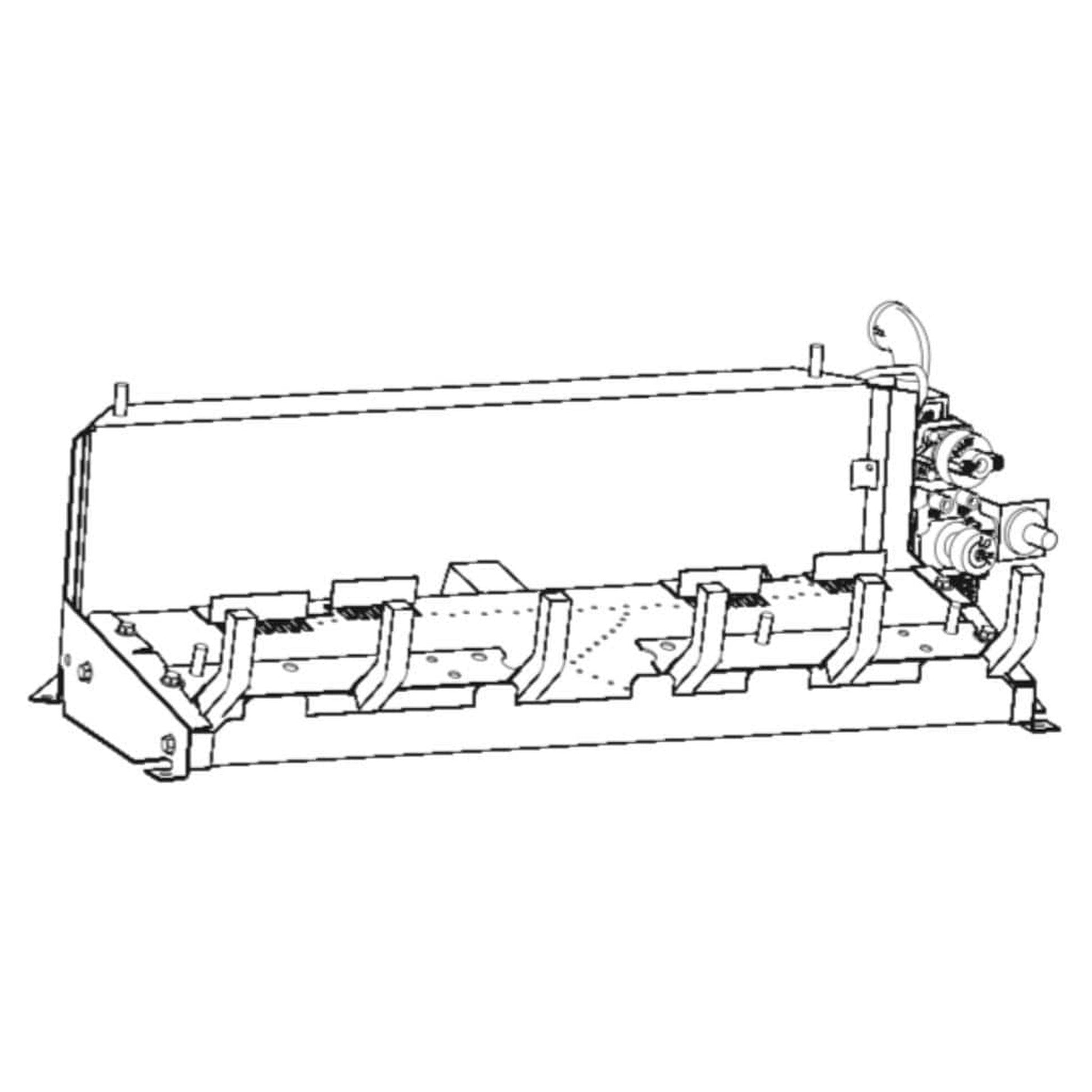 Empire 16" Millivolt Control With On/Off Switch, Natural Gas Vent Free Slope Glaze Burner