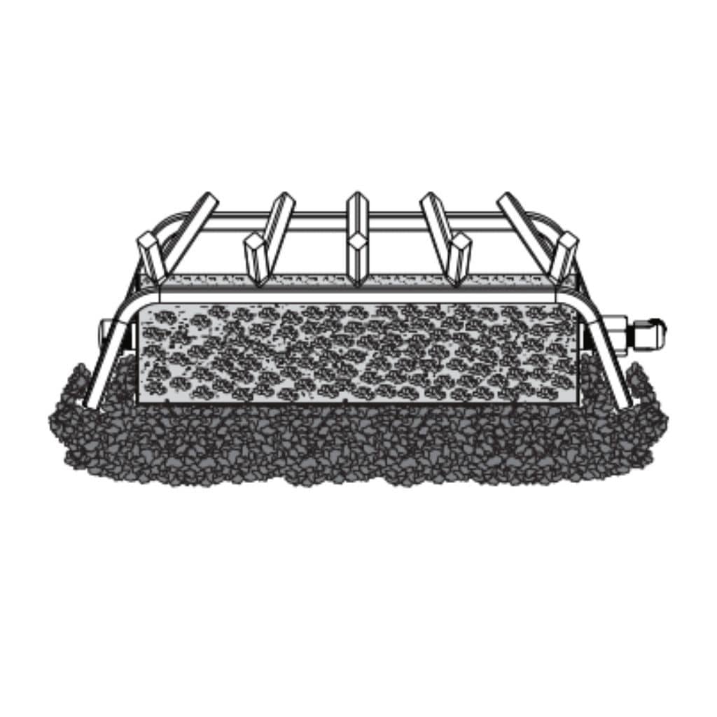 Empire 24" Match Light Single Sand Pan Vented Burner
