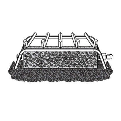 Empire 24" Match Light Single Sand Pan Vented Burner