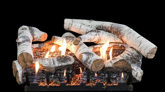 Empire 24" Super Birch Burncrete Vent-Free Log Set