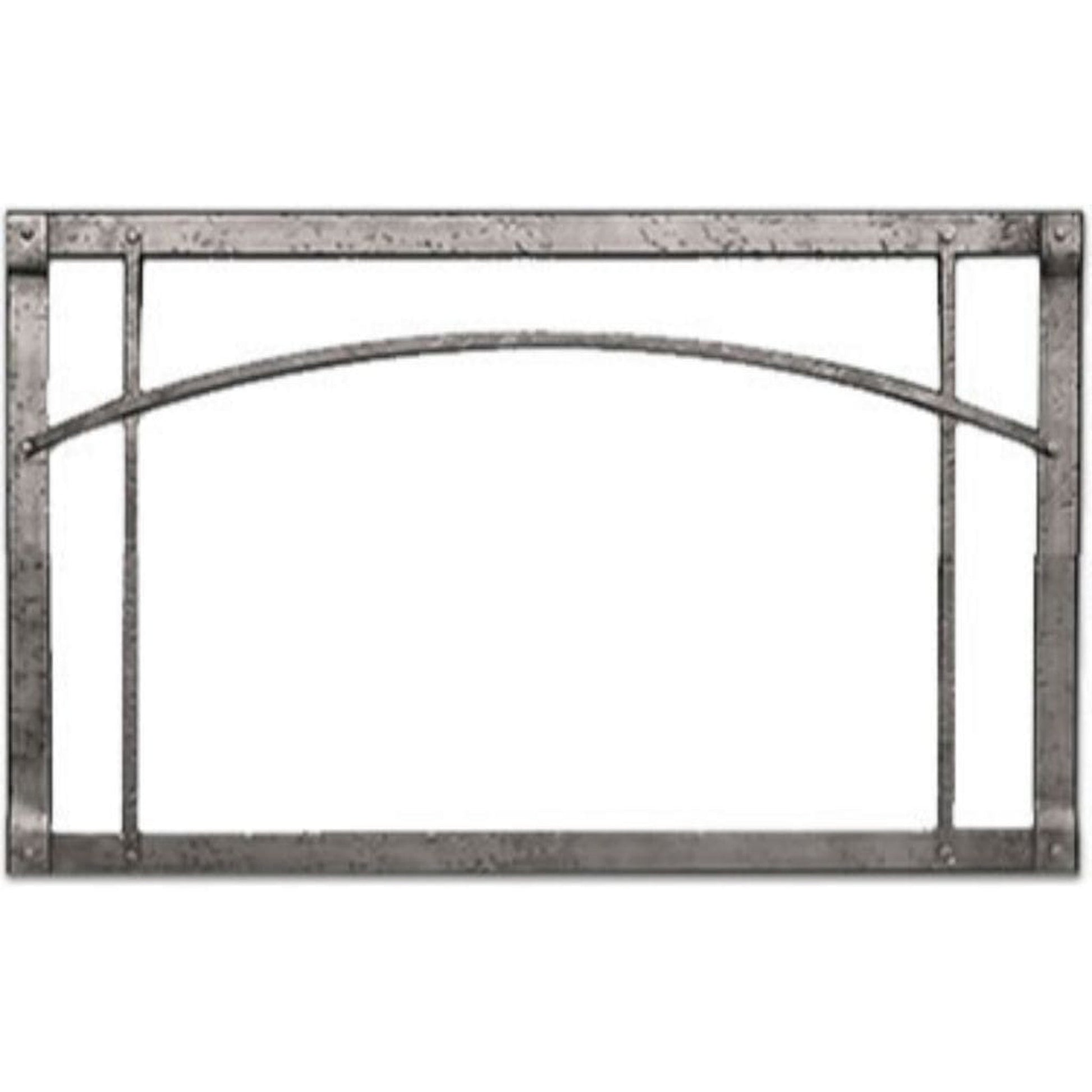 Empire 30" Distressed Pewter Arch Forged Iron Inset for Rushmore DVCT30 Direct Vent Insert