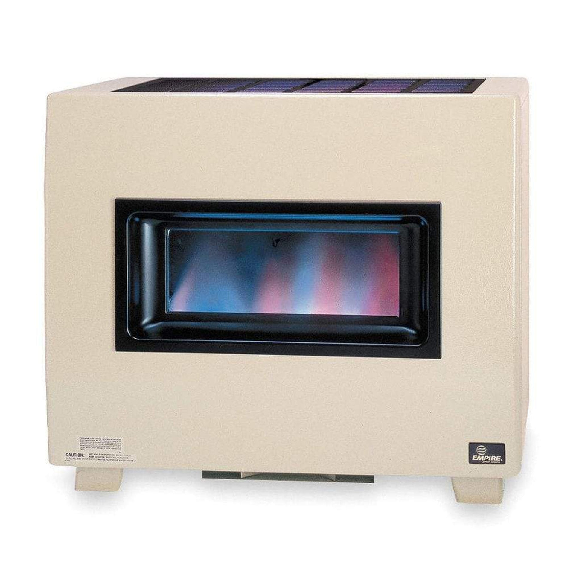 Empire 34" 65,000 BTU Hydraulic Thermostat Control, Natural Gas Visual Flame Room Heater With Blower