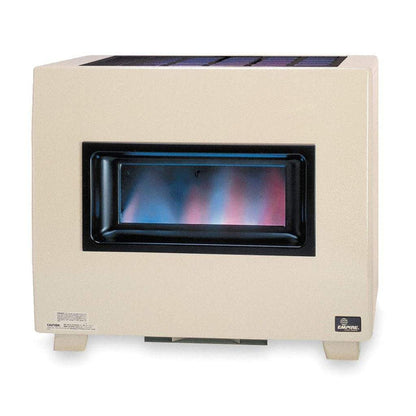 Empire 34" 65,000 BTU Hydraulic Thermostat Control, Propane Gas Visual Flame Room Heater With Blower