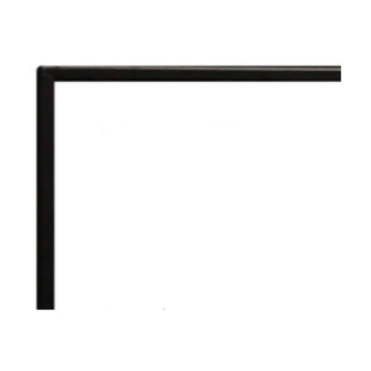 Empire 3/4" Matte Black Beveled Frame for 60" Boulevard Vent Free See Through Linear Fireplace