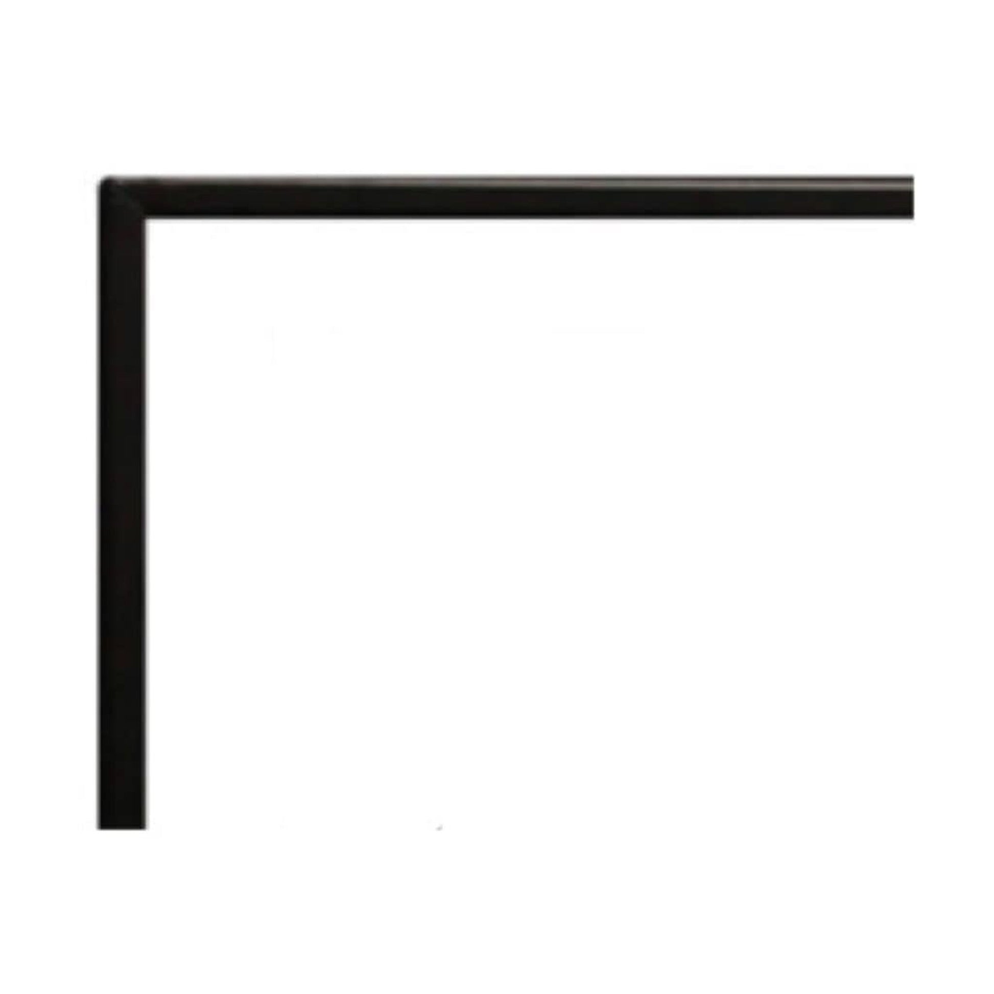Empire 3/4" Matte Black Beveled Frame for 72" Boulevard Vent Free Linear Fireplace