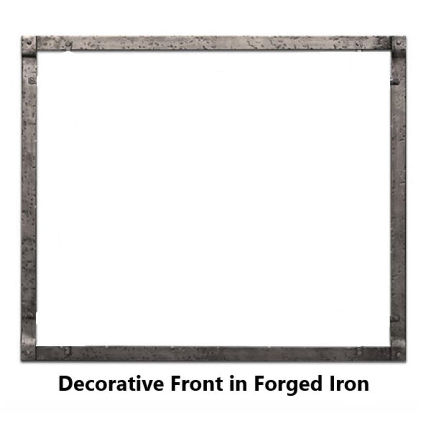 Empire 36" Distressed Pewter Forged Iron Frame for DVLL36 Boulevard Direct Vent Fireplace