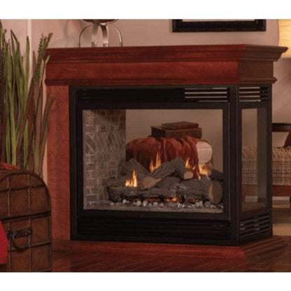 Empire 36" White Mantel Base for Peninsula Fireplace