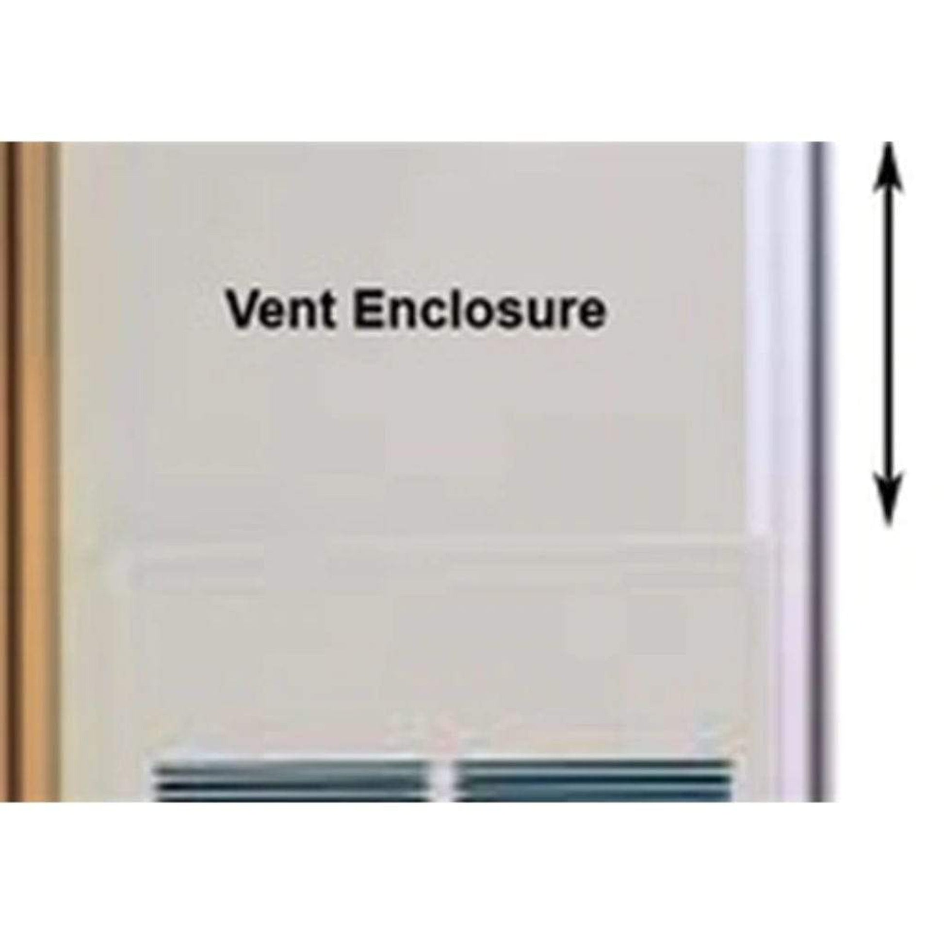 Empire 46" Vent Enclosure for FAW40 Vented Counterflow Wall Furnace