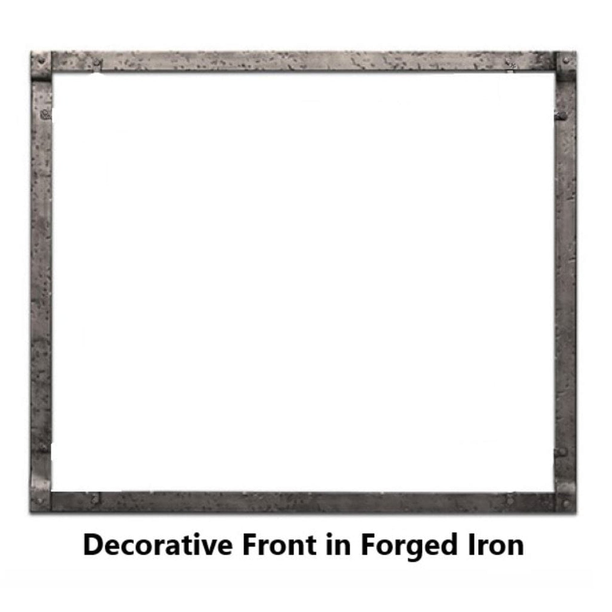 Empire 48" Distressed Pewter Forged Iron Frame for DVLL48 Boulevard Direct Vent Fireplace