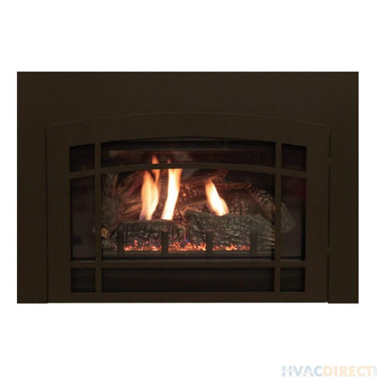 Empire Black Lancaster Front for 34" Large Innsbrook Direct Vent Fireplace Insert