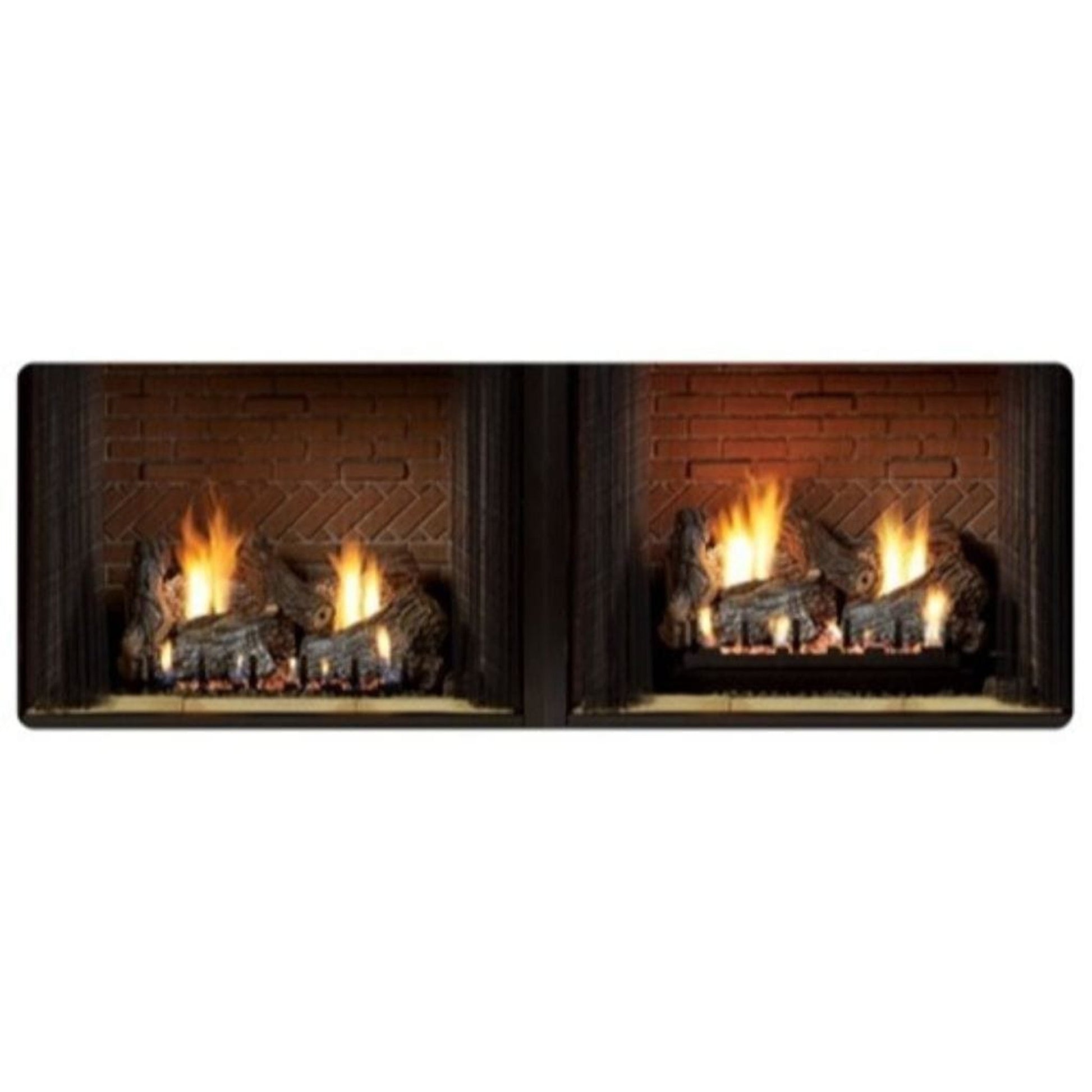 Empire Black Log Riser for 24" Slope Glaze Burner