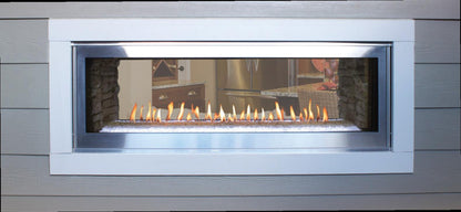 Empire Boulevard 48" Multi Function Remote, Propane Gas Direct Vent Linear See-Through Fireplace