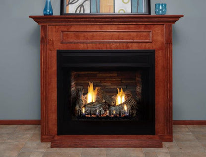 Empire Breckenridge 36" Louvered Front Vent Free Deluxe Firebox