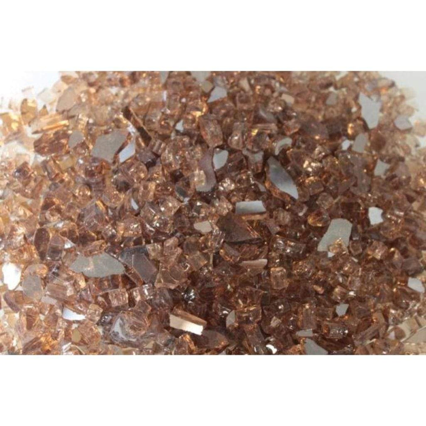 Empire Copper Reflective Decorative Crushed Glass Media (6 Sq. Ft.)