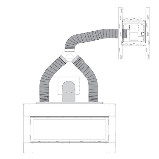 Empire Flex Vent Kit for HMFA Forced Air Kit (SD6DFA25)