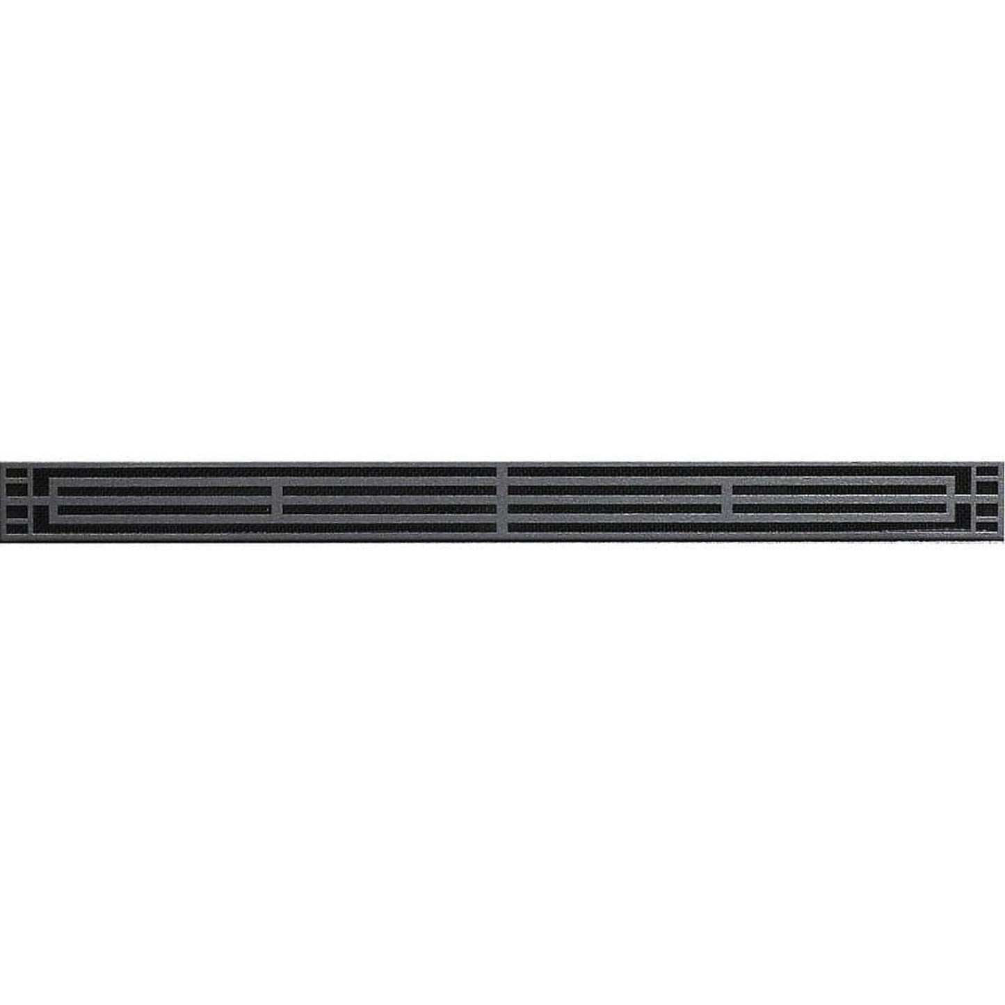 Empire Hammered Pewter Mission Louvers for 36" Fireplace and Firebox (FBG36MHP)
