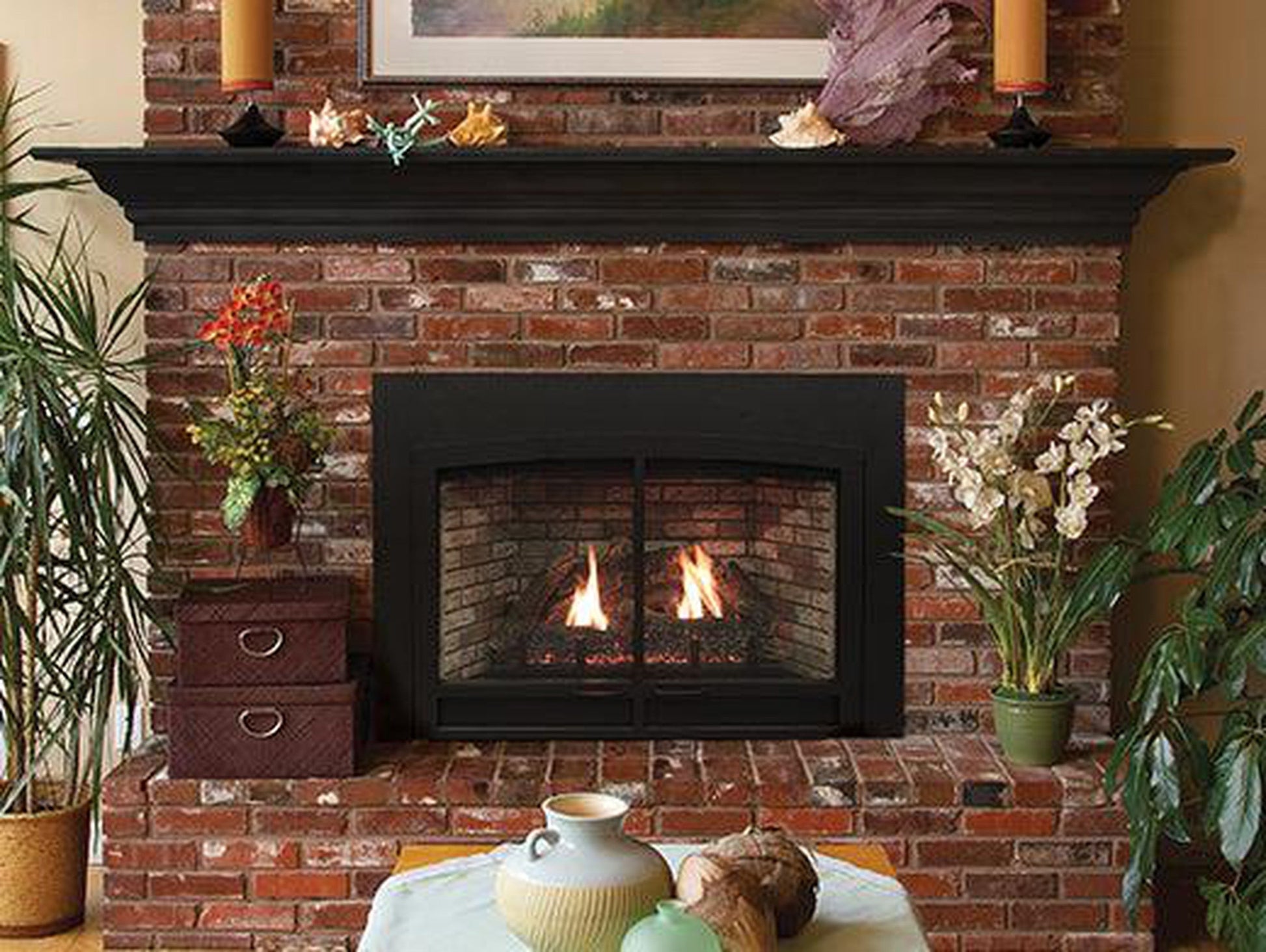 Empire Innsbrook 28" Small Direct Vent Clean Face Millivolt Control, Natural Gas Traditional Fireplace Insert