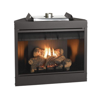 Empire Keystone 34" Intermittent Pilot Control With Flush Face, Natural Gas B-Vent Deluxe Fireplace