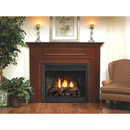 Empire Keystone 36" Intermittent Pilot With Flush Face, Natural Gas B-Vent Deluxe Fireplace