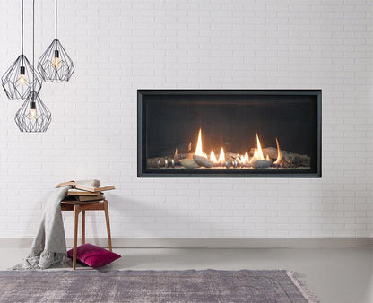 Empire Loft 36" Intermittent Pilot Control With On/Off Switch, Natural Gas Direct Vent Linear Fireplace