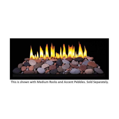 Empire Loft Series 30" Millivolt Control With On/Off Switch, Natural Gas Vent Free Contemporary Burner