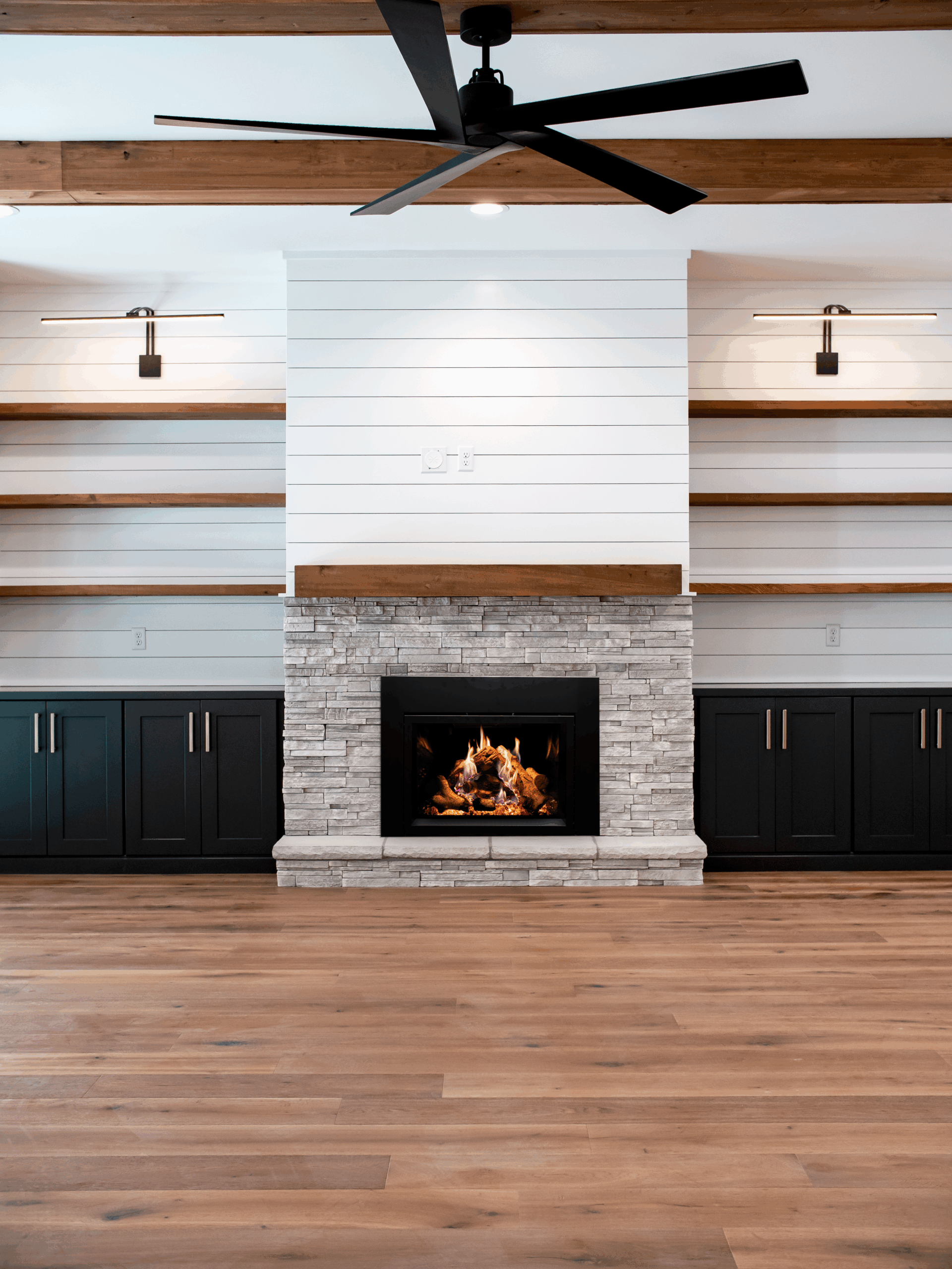 Empire Rainier 34" Intermittent Pilot Control With On/Off Switch, Natural Gas Direct Vent Fireplace Insert