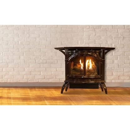 Empire Spirit 22" 10,000 BTU Matte Black Finish Millivolt Control With On/Off Switch, Natural Gas Vent Free Cast Iron Small Stove