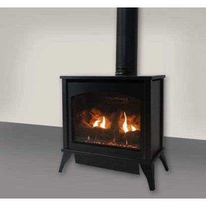 Empire Spirit 22" Intermittent Pilot Control With On/Off Switch, Propane Gas Direct Vent Small Steel Stove