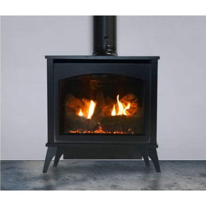 Empire Spirit 22" Intermittent Pilot Control With On/Off Switch, Propane Gas Direct Vent Small Steel Stove