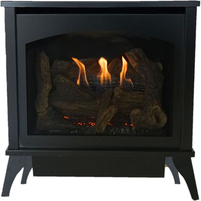 Empire Spirit 22" Intermittent Pilot Control With On/Off Switch, Propane Gas Vent Free Small Steel Stove