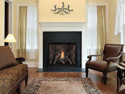 Empire Tahoe Clean Face 42" Millivolt Control With On/Off Switch, Natural Gas Direct Vent Traditional Premium Fireplace