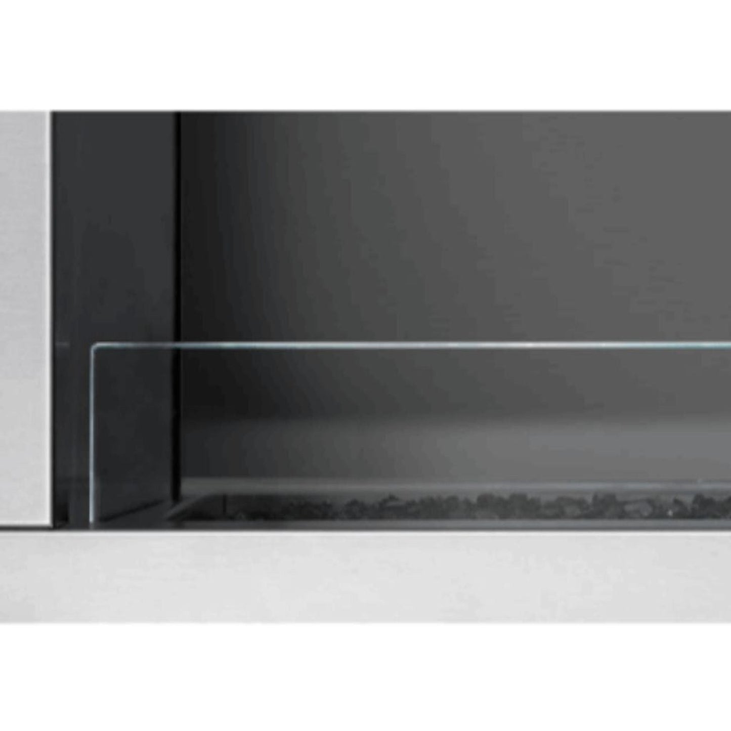 Empire Taller Weather Deflector Glass Panel for 48" Carol Rose Coastal Outdoor Linear See Through Fireplace