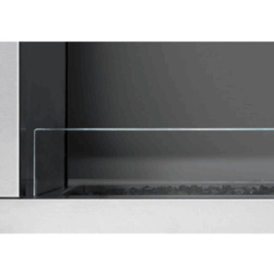 Empire Taller Weather Deflector Glass Panel for 60" Carol Rose Coastal Outdoor Linear See Through Fireplace