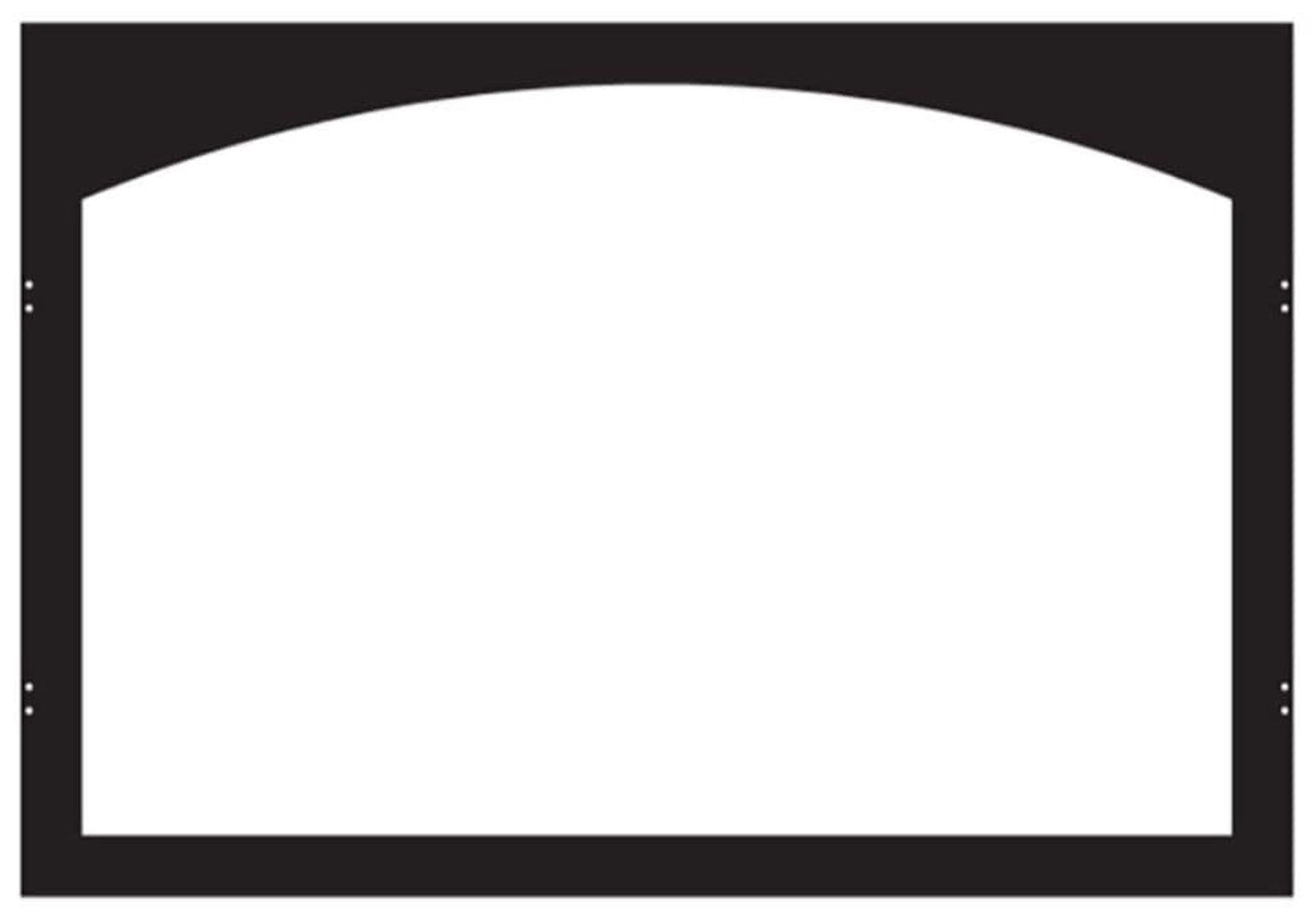 Empire VBY36GBL Matte Black Arch Hinge Door Frame