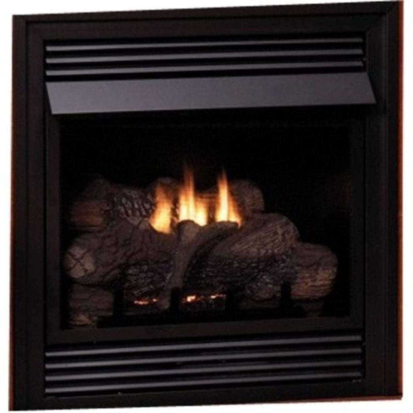 Empire Vail 26" Millivolt Control With On/Off Switch and Contour Burner, Natural Gas Vent Free Deluxe Fireplace