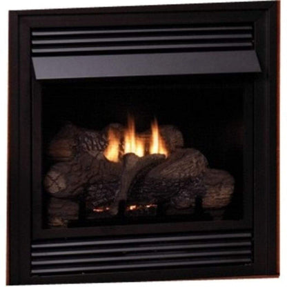 Empire Vail 26" Special Edition, Millivolt Control With Contour Burner and White Mantel, Natural Gas Vent Free Deluxe Fireplace