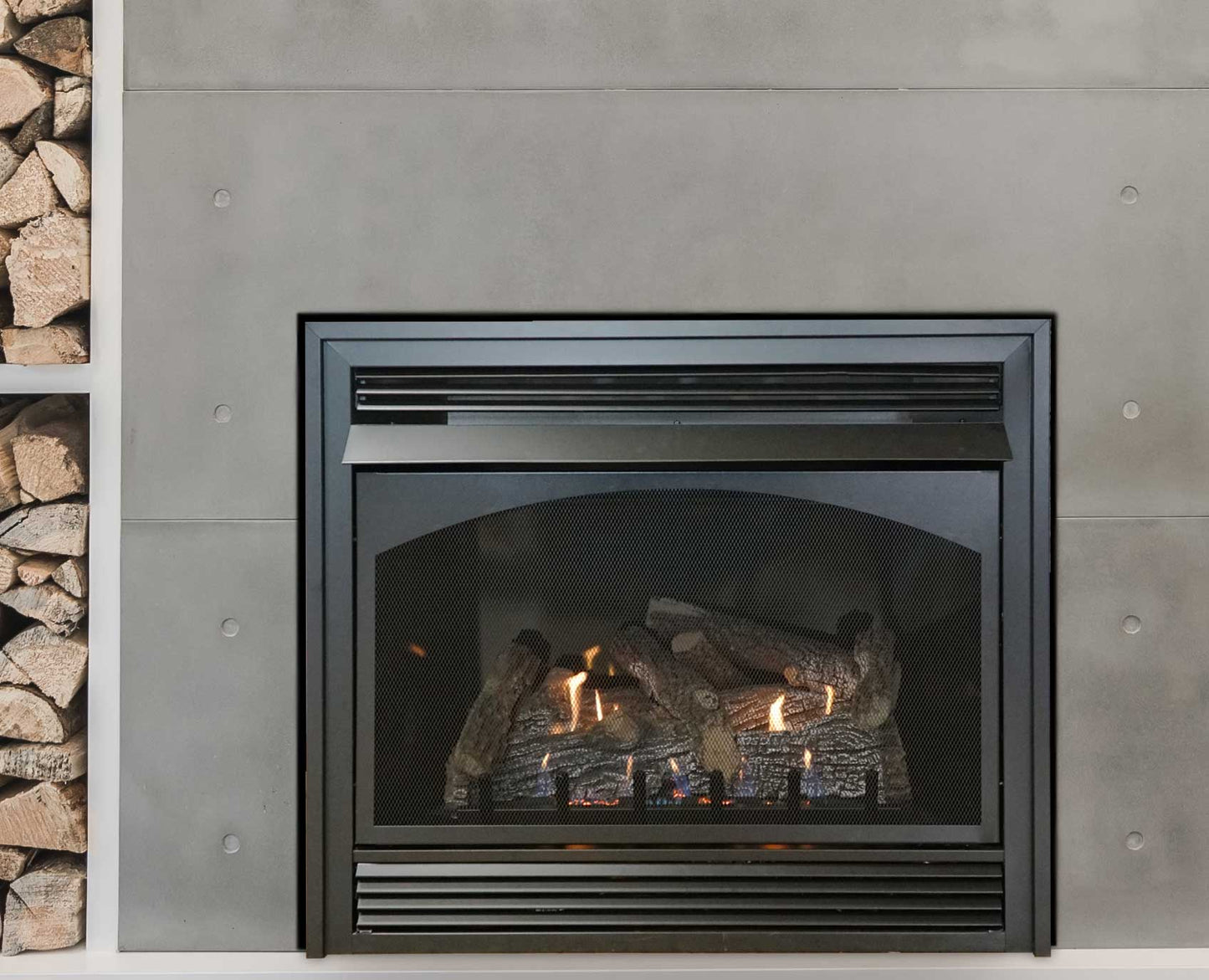 Empire Vail 32" Intermittent Pilot Control With On/Off Switch, Natural Gas Vent Free Premium Fireplace