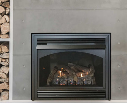 Empire Vail 32" Intermittent Pilot Control With On/Off Switch and Blower, Natural Gas Vent Free Premium Fireplace